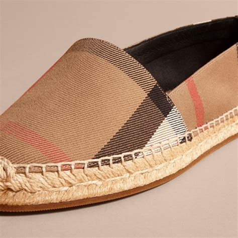 ex flat espadrilles burberry|burberry espadrilles women's sale.